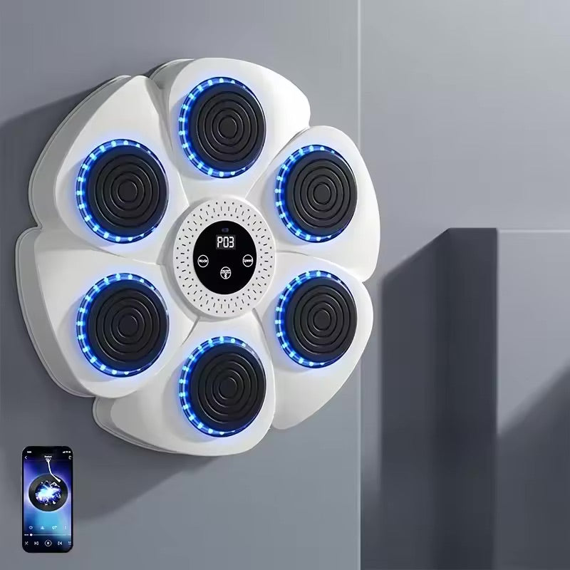 CALORA_ Interactieve Slimme Boksmachine met Bluetooth Muziek voor Gezinnen