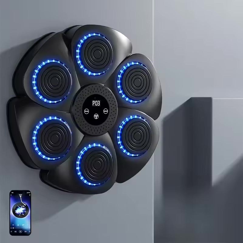CALORA_ Interactieve Slimme Boksmachine met Bluetooth Muziek voor Gezinnen