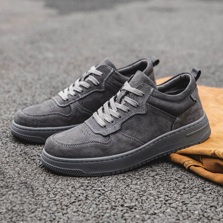 OakForge Low-Top Nubuck Sneakers