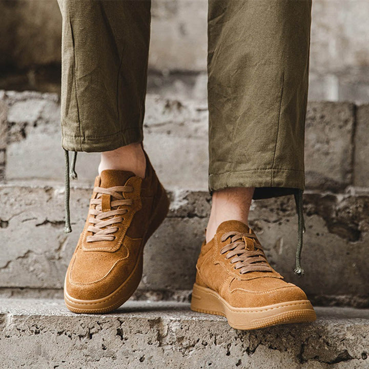 OakForge Low-Top Nubuck Sneakers