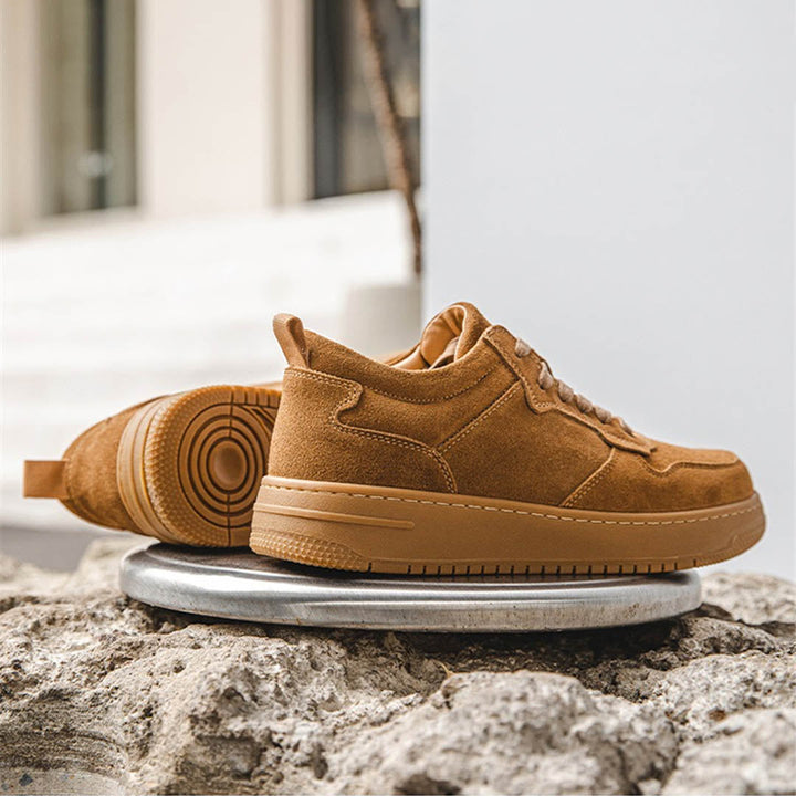 OakForge Low-Top Nubuck Sneakers