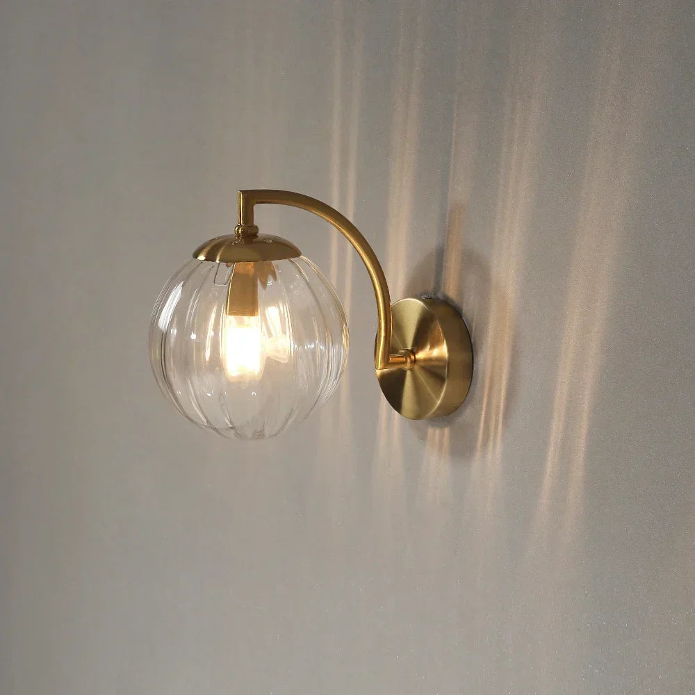 CALORA_ Hinkleyon | Moderne Glaswandlamp - 25 cm x 25 cm x 8 cm