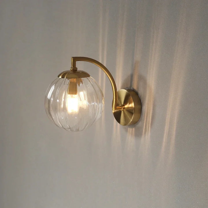CALORA_ Hinkleyon | Moderne Glaswandlamp - 25 cm x 25 cm x 8 cm