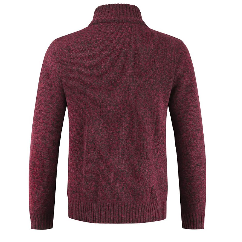 CALORA_ Bridgley | Warm gebreid vest met hoge kraag