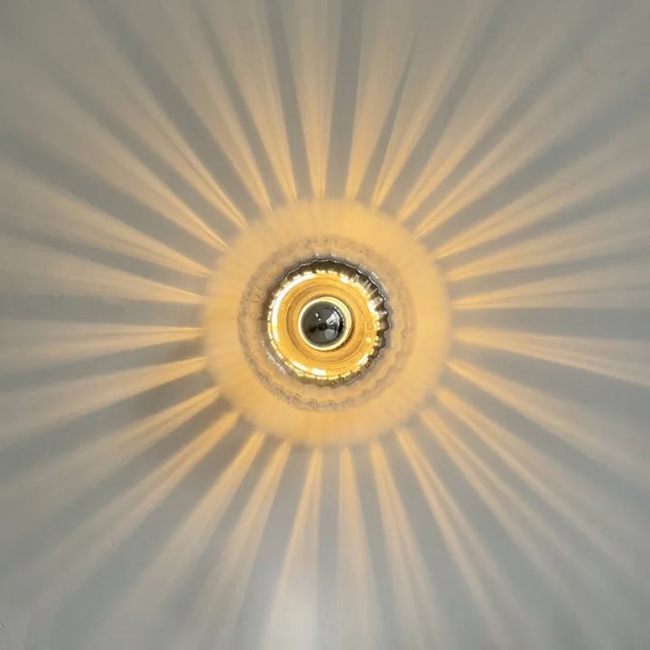 CALORA_ Pablité 'Sunbeam' | Moderne Glas Wandlamp in Nordic Bauhaus