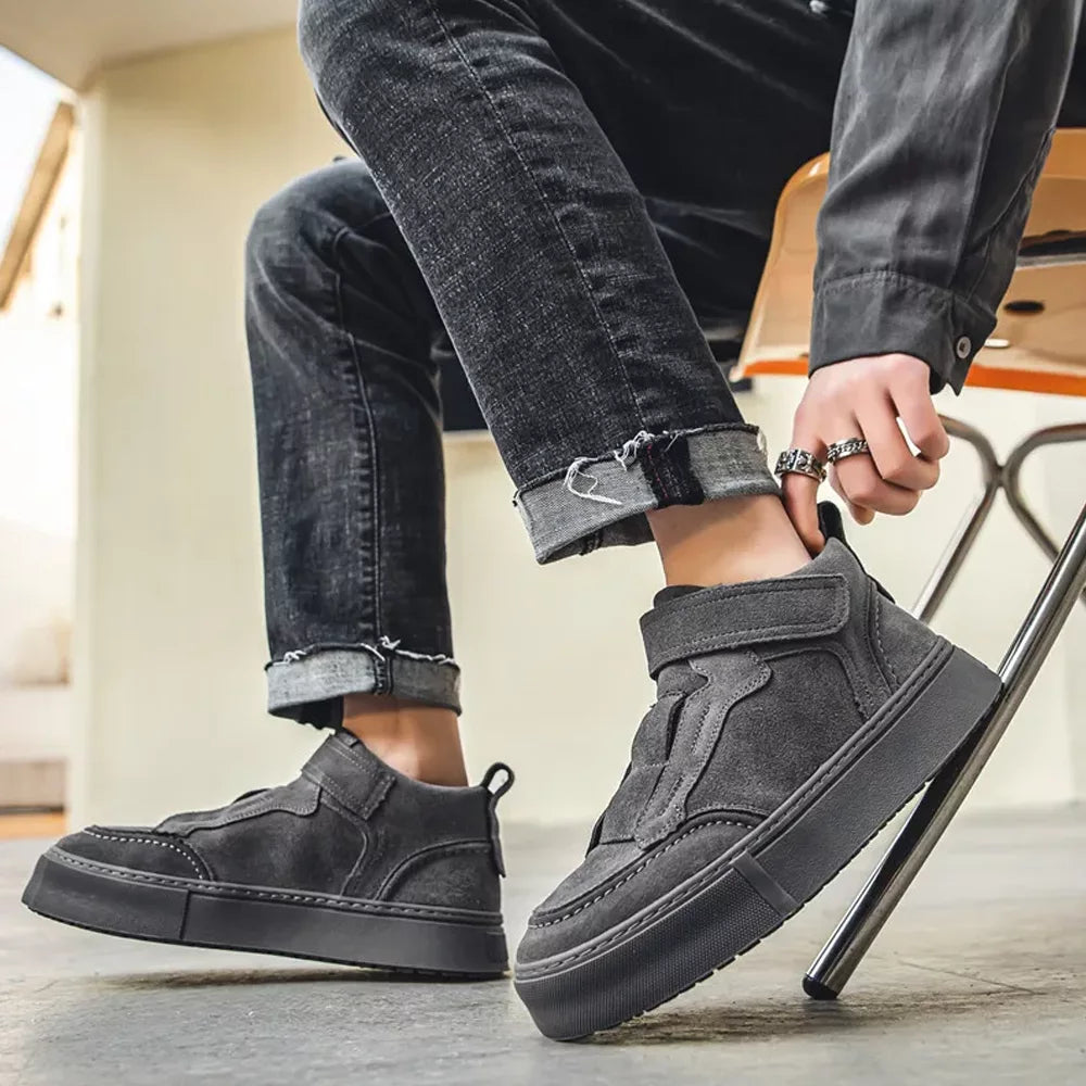 Luxtin | Suede Leren Sneakers met zachte Katoen Voering