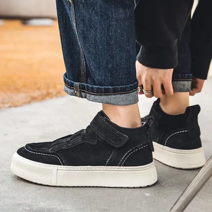 Luxtin | Suede Leren Sneakers met zachte Katoen Voering