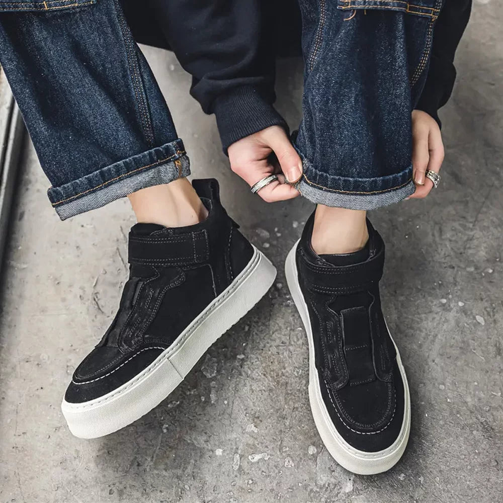 Luxtin | Suede Leren Sneakers met zachte Katoen Voering