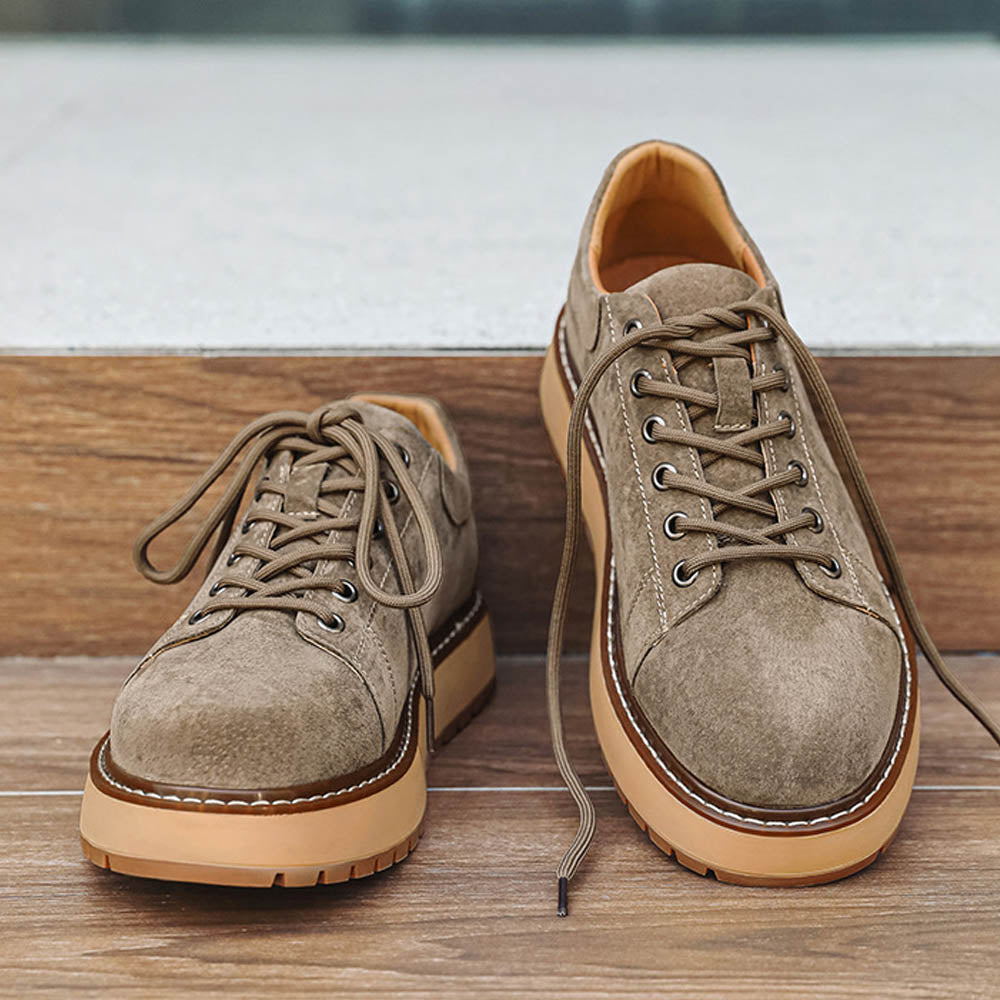 Calvérn | Casual Sneakers van Premium Nubuck Leer