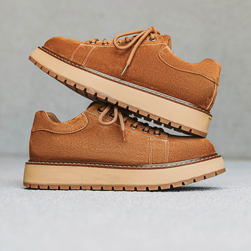 Calvérn | Casual Sneakers van Premium Nubuck Leer