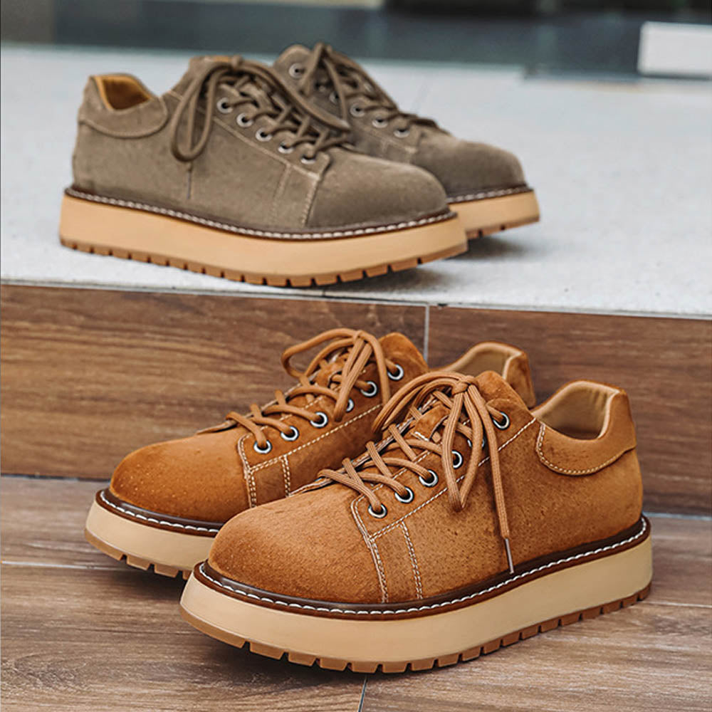 Calvérn | Casual Sneakers van Premium Nubuck Leer