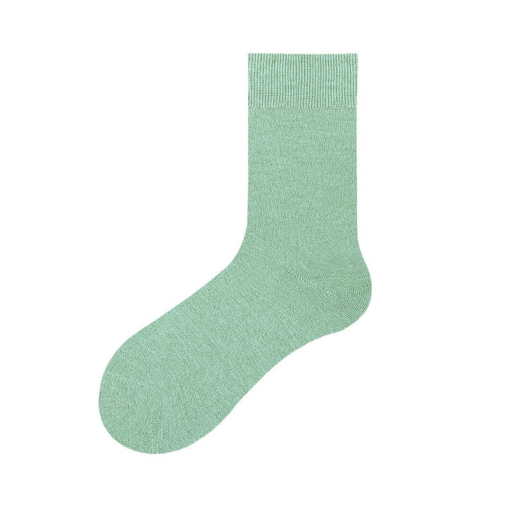 CALORA_ 5 Paar Antibacteriële Wollen Sokken voor Dames - Warme Herfst- en Winterkousen - Maat 35-40