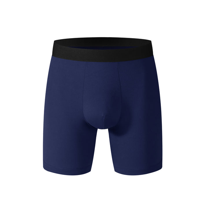 CALORA_ 3 Paar Lange Heren Boxershorts Onderbroek met Middelhoge Taille, Ademend