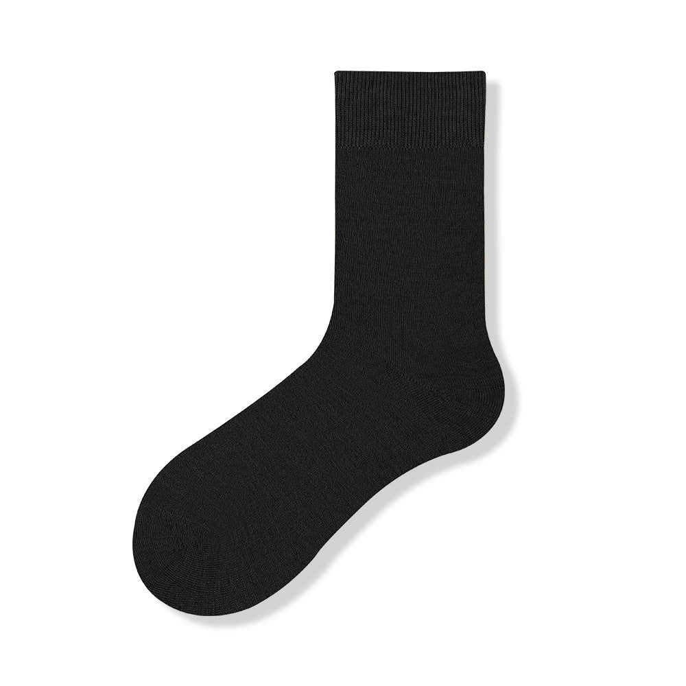 CALORA_ 5 Paar Antibacteriële Wollen Sokken voor Dames - Warme Herfst- en Winterkousen - Maat 35-40