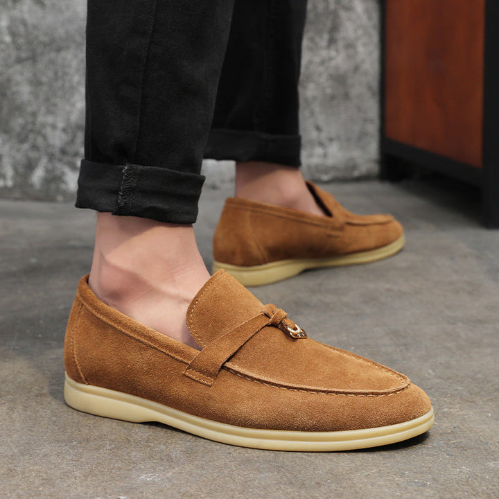 Davide | Luxueuze suede Loafers instappers met Tassel