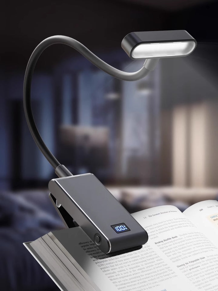 CALORA_ Oplaadbare Klemtafel Lamp voor Studenten - Draagbare Leeslamp
