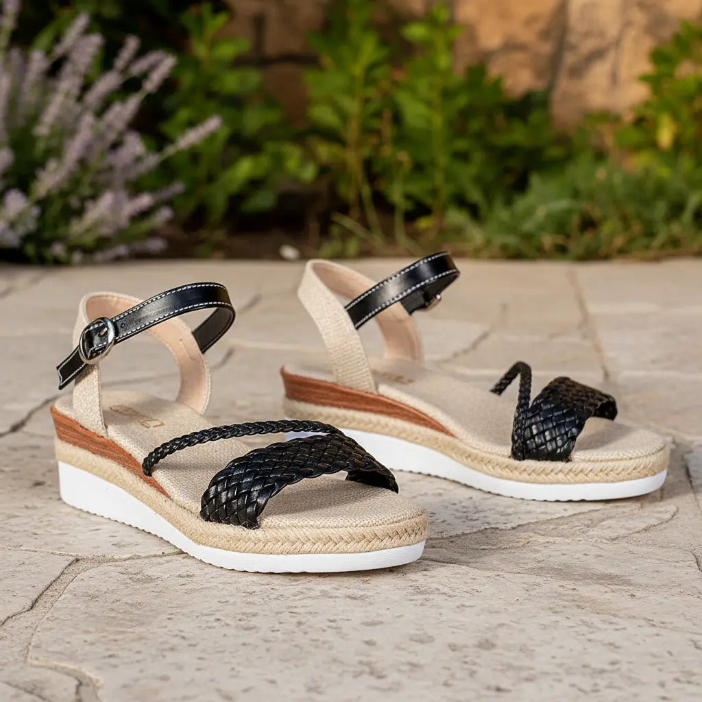 Hakken Sandalen voor Dames met Wedge Hak en Comfortabele Pasvorm
