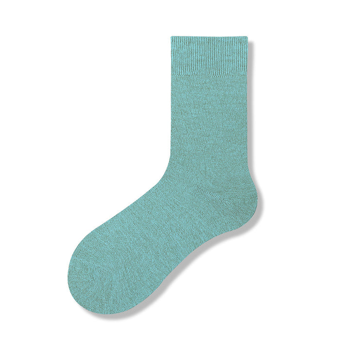 CALORA_ 5 Paar Antibacteriële Wollen Sokken voor Dames - Warme Herfst- en Winterkousen - Maat 35-40