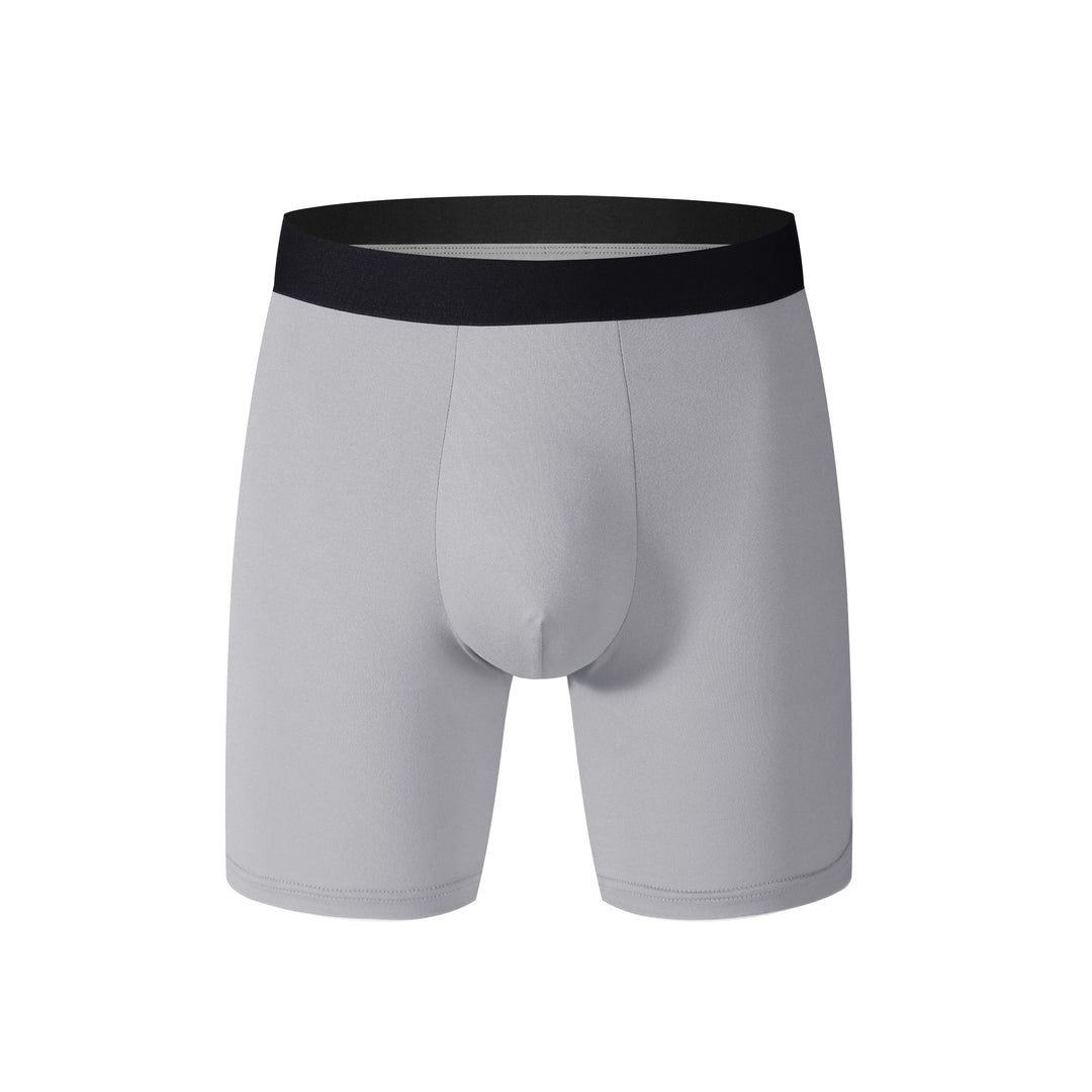 CALORA_ 3 Paar Lange Heren Boxershorts Onderbroek met Middelhoge Taille, Ademend