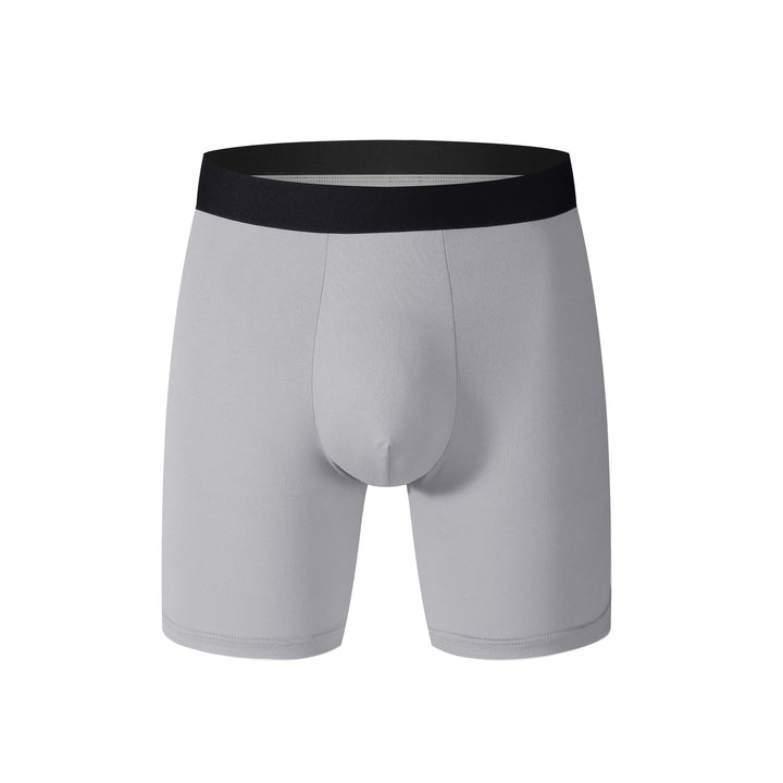 CALORA_ 3 Paar Lange Heren Boxershorts Onderbroek met Middelhoge Taille, Ademend