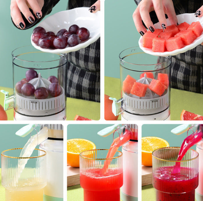 CALORA_ Draadloze Elektrische Citrusjuicer - Oplaadbare Fruitsapmachine