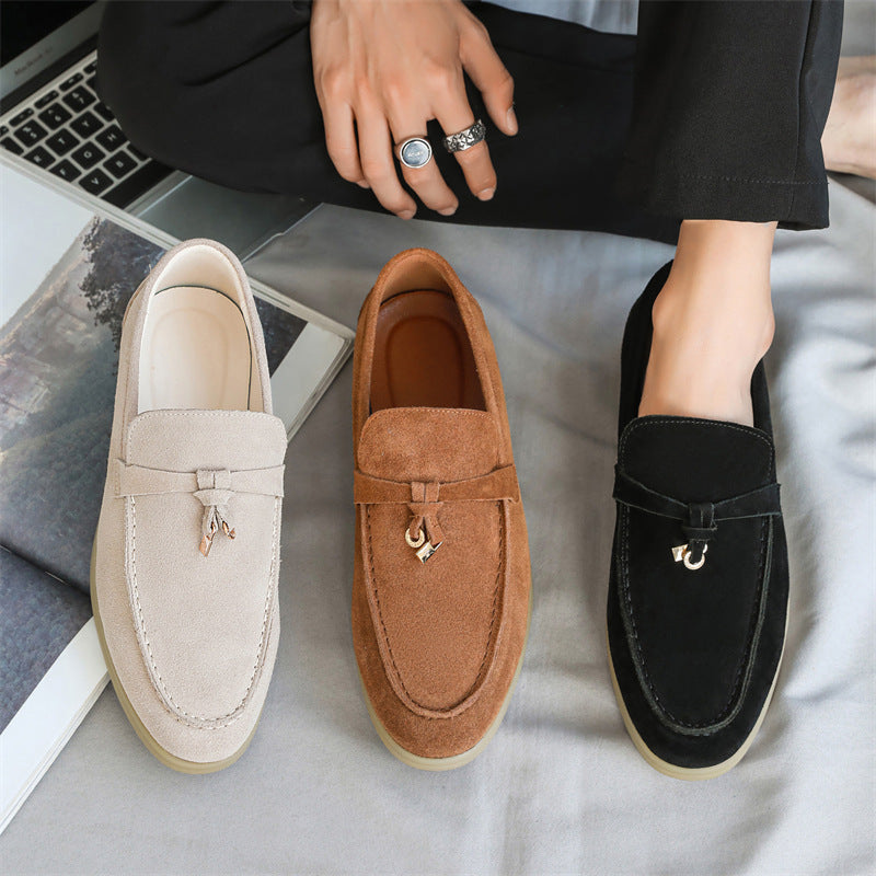 Davide | Luxueuze suede Loafers instappers met Tassel