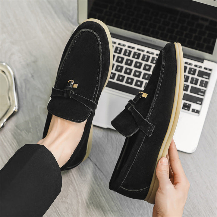 Davide | Luxueuze suede Loafers instappers met Tassel