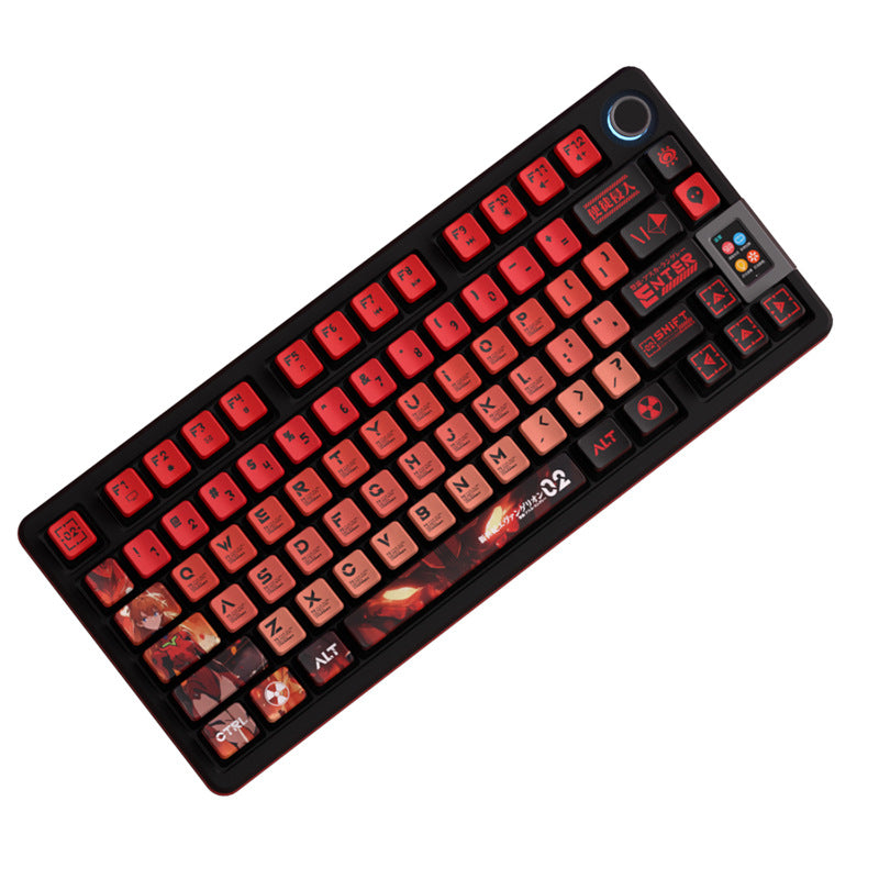 CALORA_ Asuka Transparante PBT+PC Toetsenbord Set met Sublimatie
