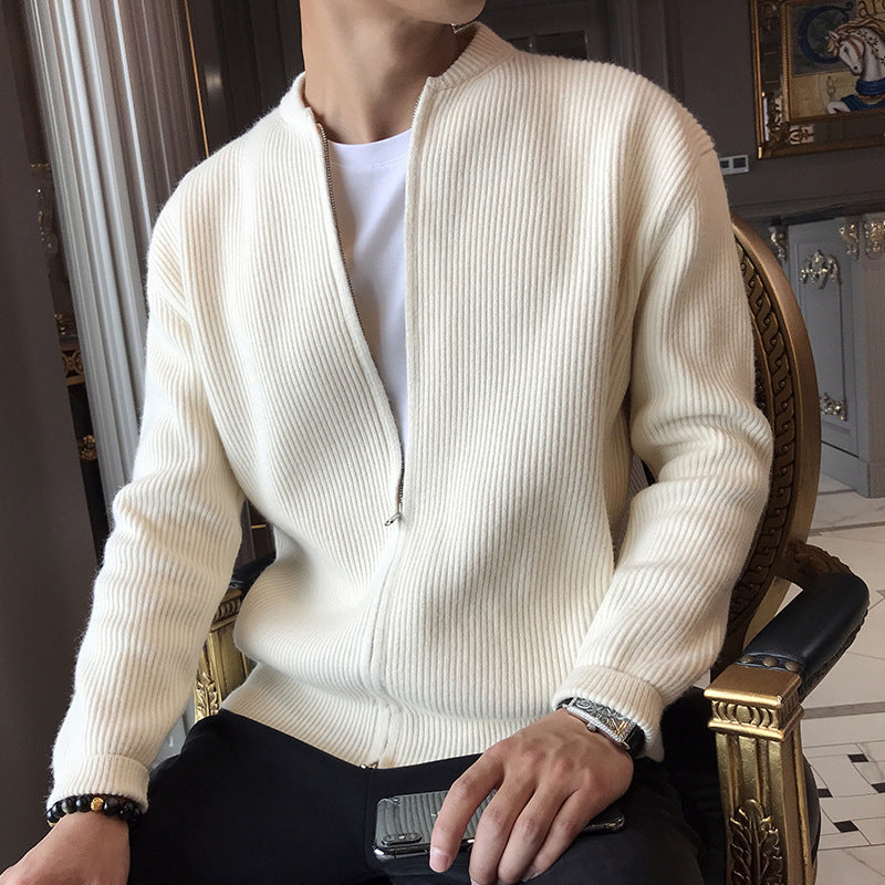 CALORA_ Ribbed Vest Trui met Lange Mouwen voor Heren