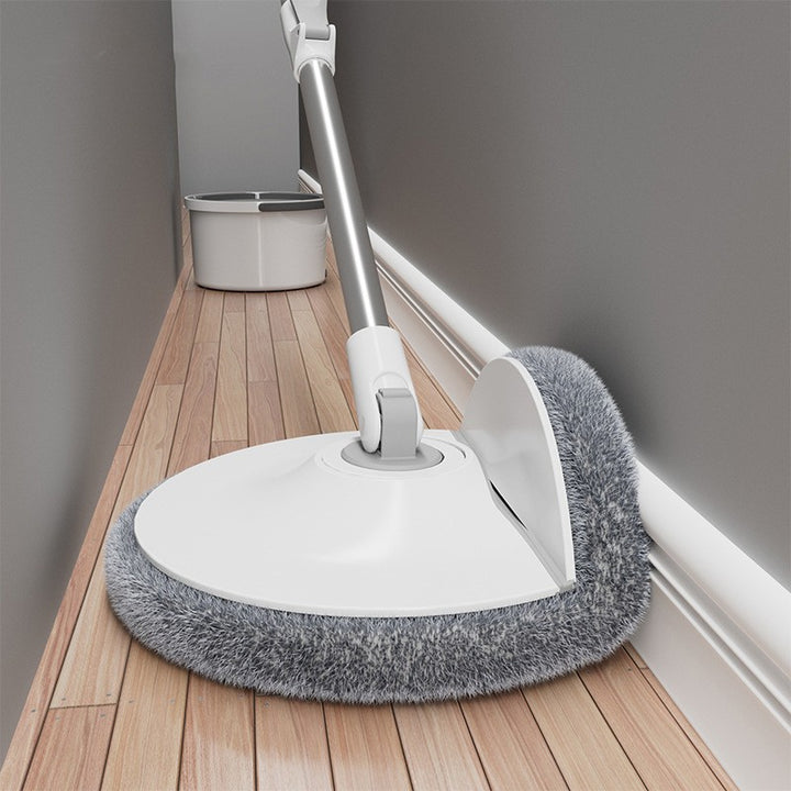 CALORA_ Handwasvrije Dweil Emmer Mop Set- Roterende Vuilafscheiding met Microvezel Dweilen