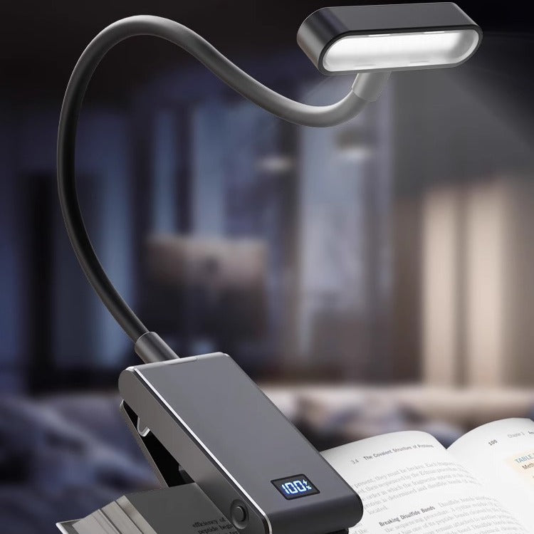 CALORA_ Oplaadbare Klemtafel Lamp voor Studenten - Draagbare Leeslamp
