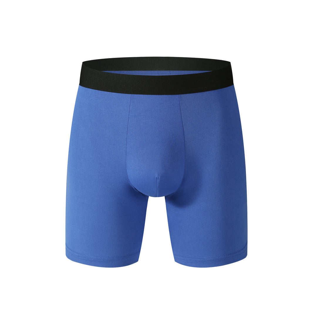 CALORA_ 3 Paar Lange Heren Boxershorts Onderbroek met Middelhoge Taille, Ademend