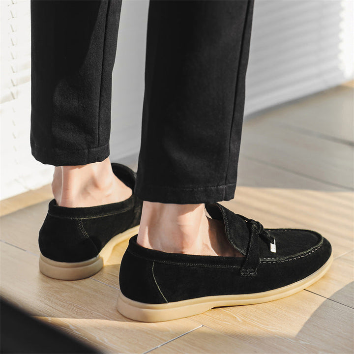 Davide | Luxueuze suede Loafers instappers met Tassel