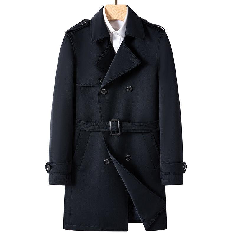 Premium Lange Trenchcoat voor heren