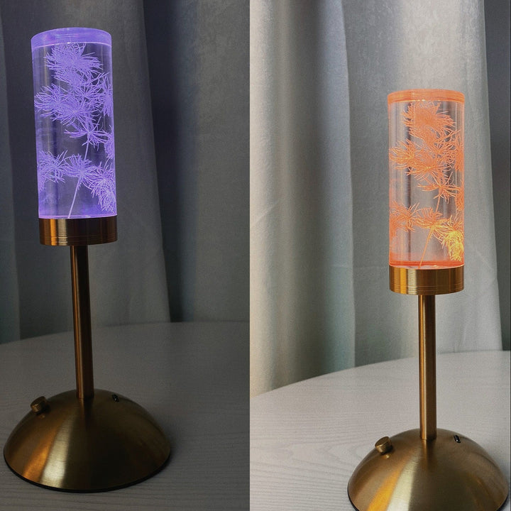 CALORA_ Creatieve LED Sfeerlamp met Ongeschonden Bloemen voor Slaapkamer Decoratie