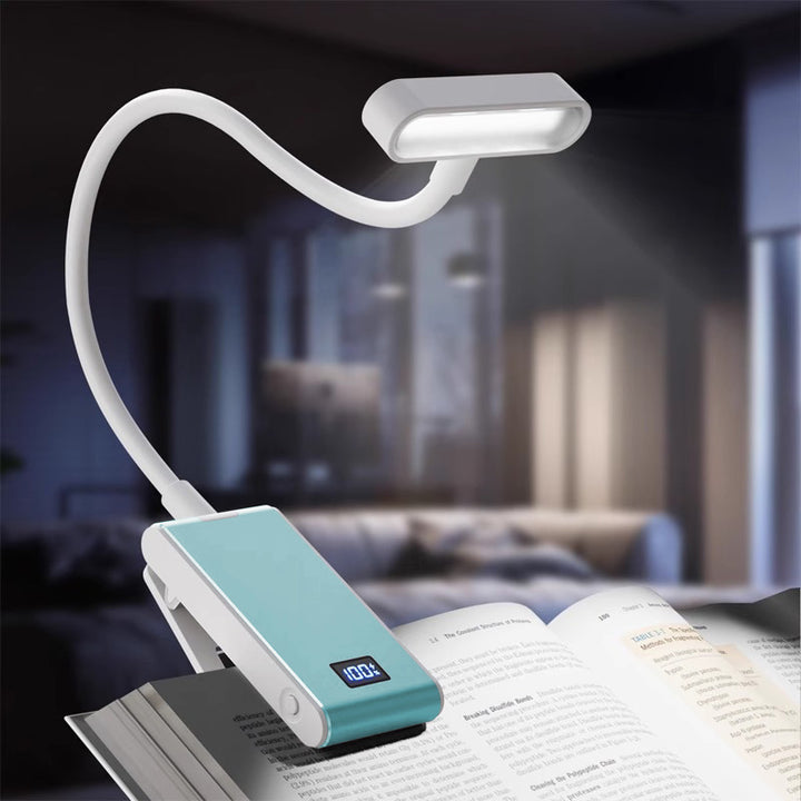 CALORA_ Oplaadbare Klemtafel Lamp voor Studenten - Draagbare Leeslamp