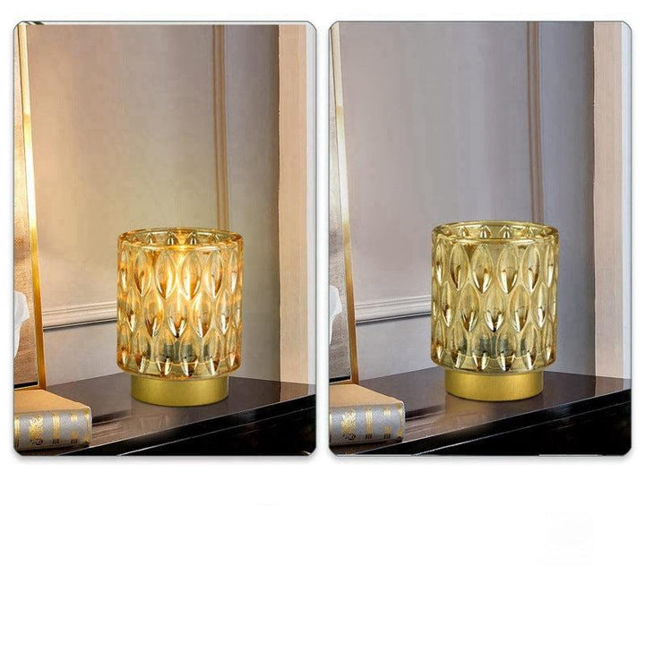 CALORA_ Getimed LED Nachtlampje Bureaulamp met Ingebouwde Batterij
