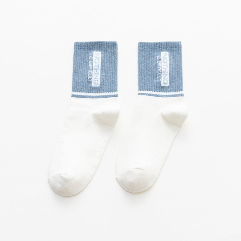CALORA_ Comfortabele Katoenen Mid-Kalf Sokken voor Heren - Zweetabsorberend en Ademend in Effen Kleuren - Set van 10 Paar voor Herfst/Winter