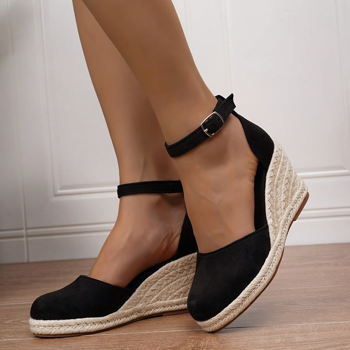 CALORA_ Dames Sandalen met Bandjes en Comfortabele Cushioned Voetbed
