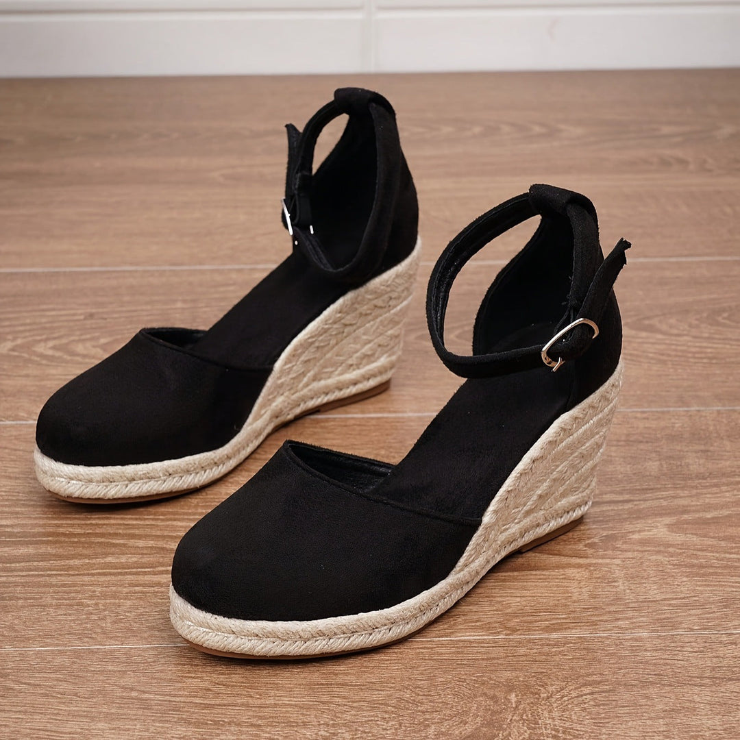 CALORA_ Dames Sandalen met Bandjes en Comfortabele Cushioned Voetbed