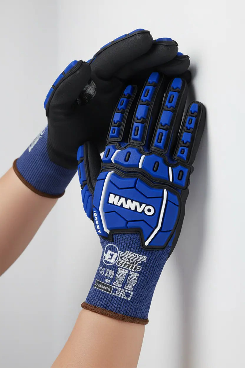 CALORA_ ProtecGear WorkPro | Zware Veiligheid Werkhandschoenen met Touchscreen