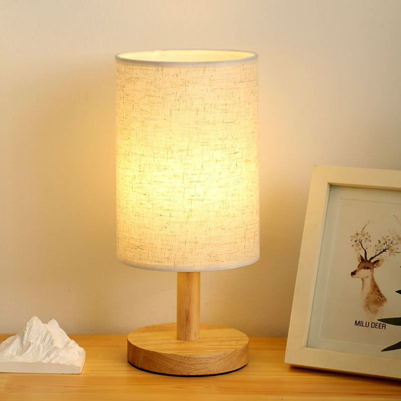 CALORA_ Artelune | Scandinavische Houten Tafellamp met Retro Ontwerp
