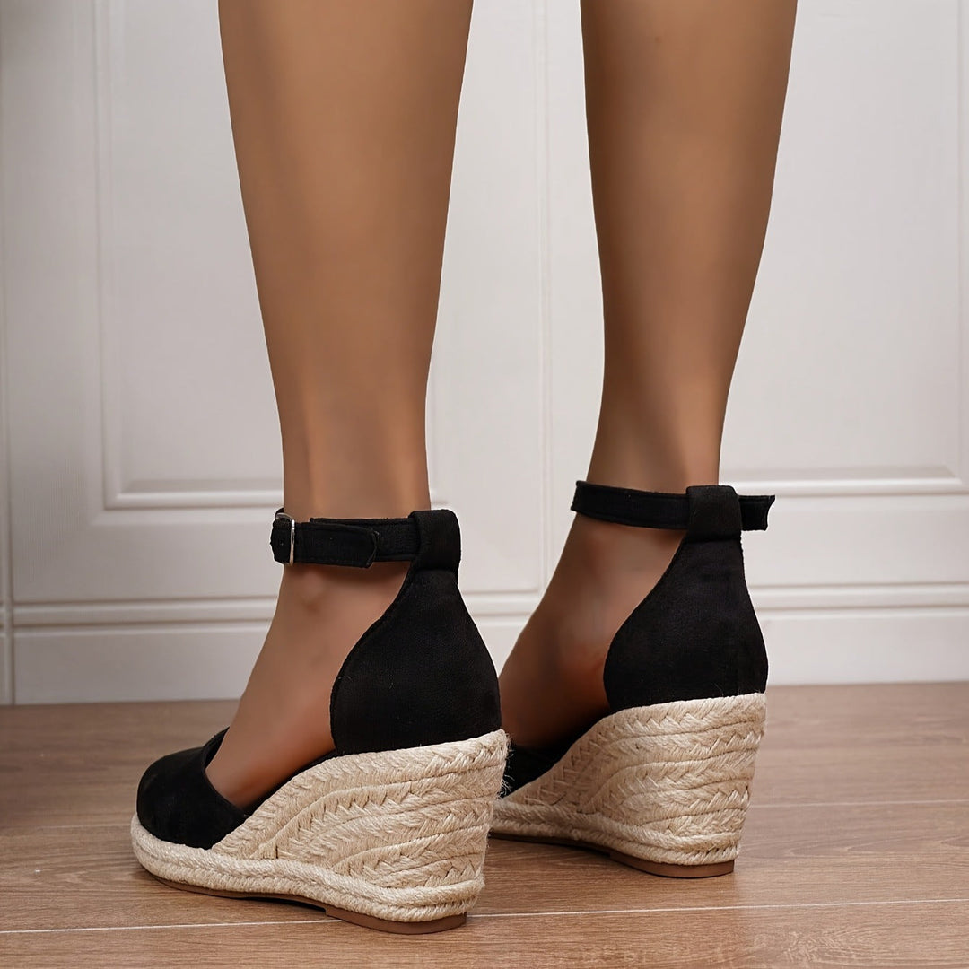 CALORA_ Dames Sandalen met Bandjes en Comfortabele Cushioned Voetbed