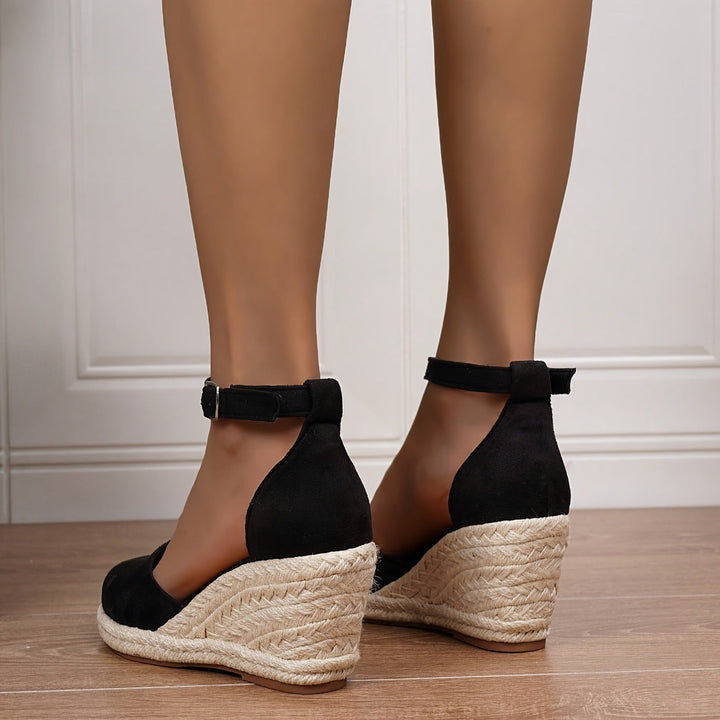 CALORA_ Dames Sandalen met Bandjes en Comfortabele Cushioned Voetbed