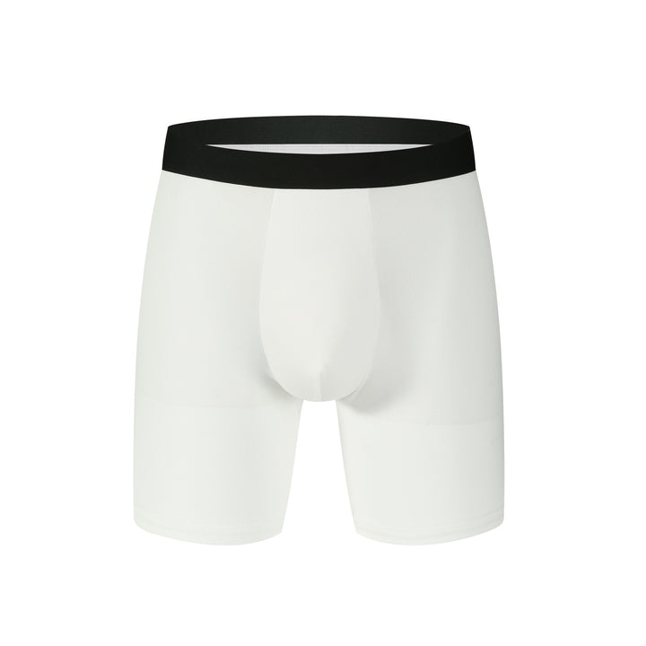CALORA_ 3 Paar Lange Heren Boxershorts Onderbroek met Middelhoge Taille, Ademend