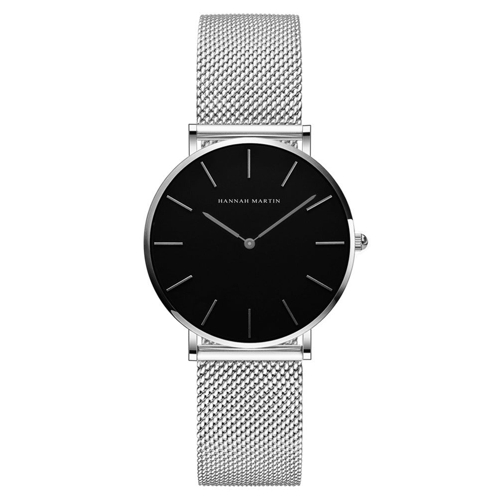 Ronde Dames Luxe Quartz Horloge