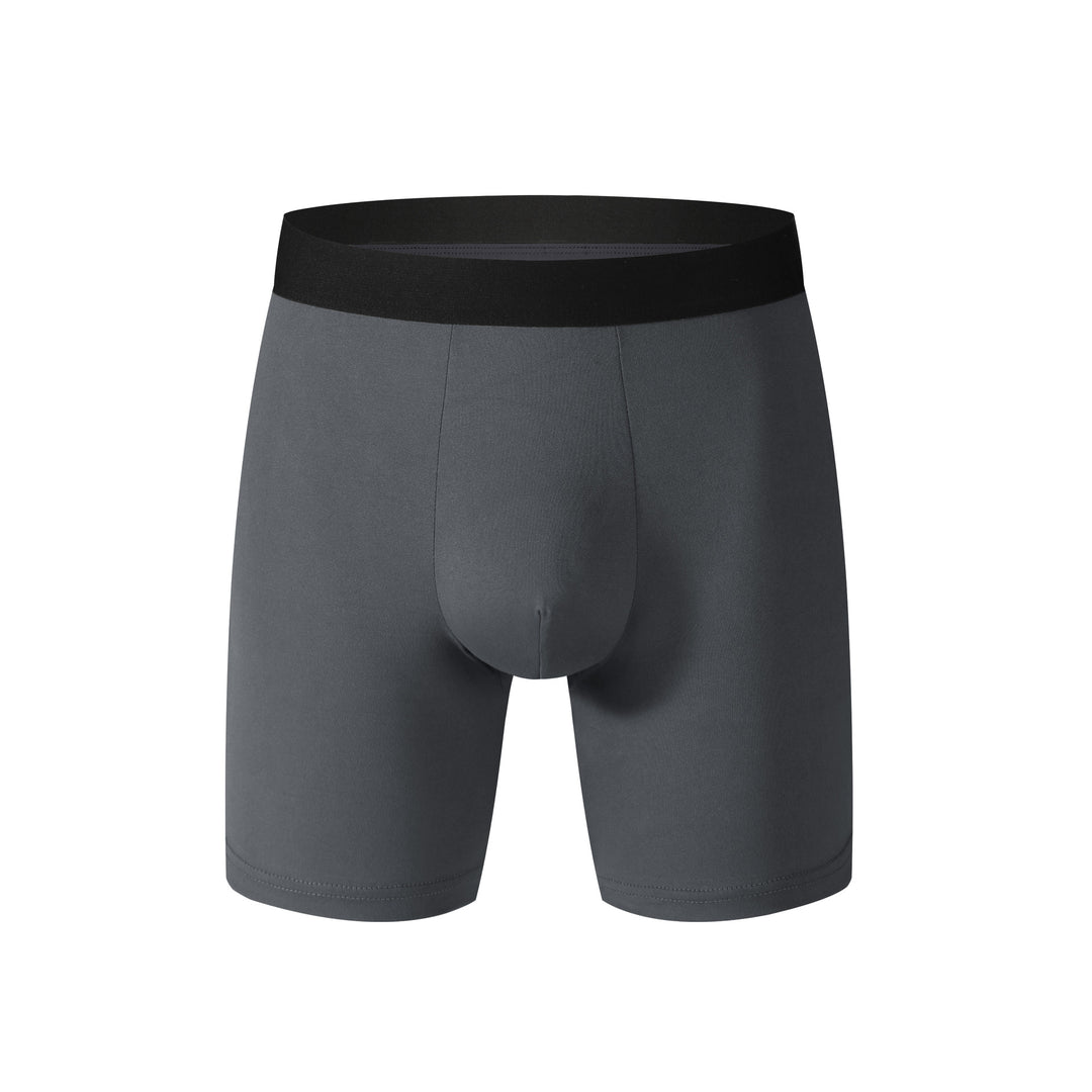 CALORA_ 3 Paar Lange Heren Boxershorts Onderbroek met Middelhoge Taille, Ademend