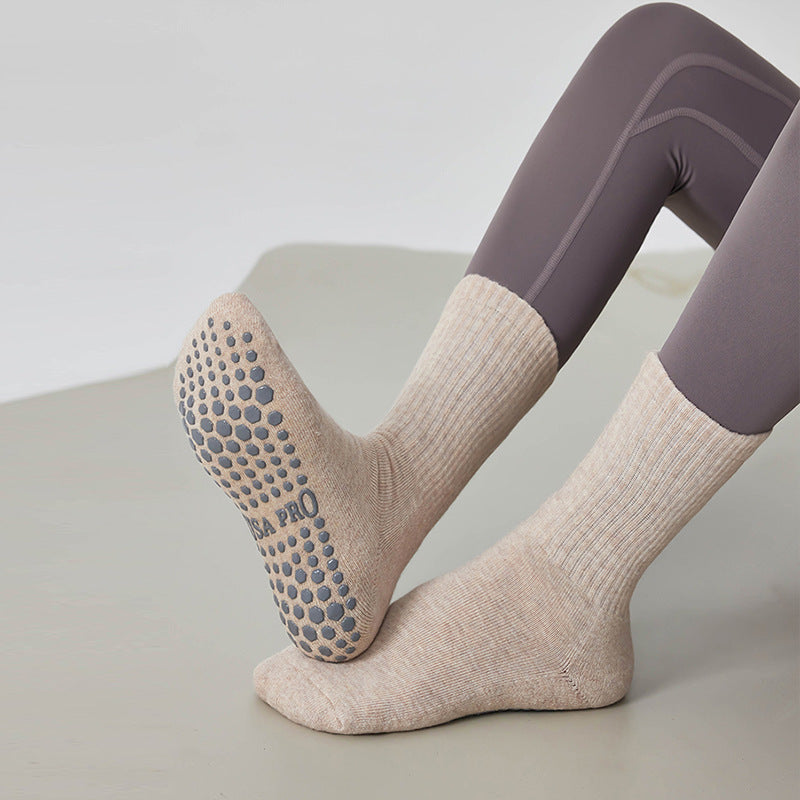 CALORA_ Professionele Anti-Slip Yoga Sokken voor Dames
