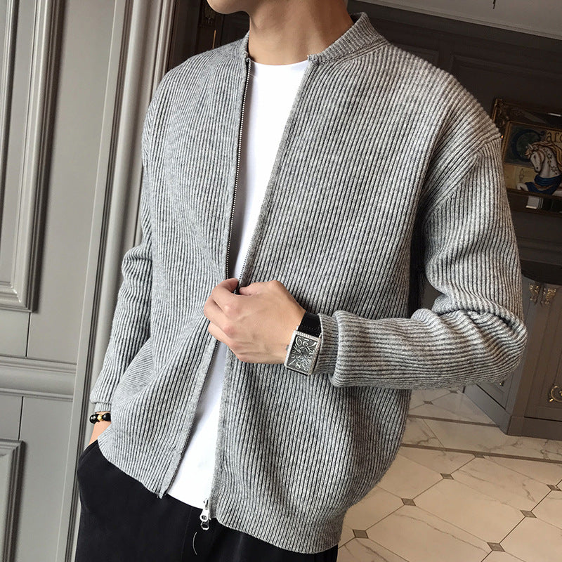 CALORA_ Ribbed Vest Trui met Lange Mouwen voor Heren