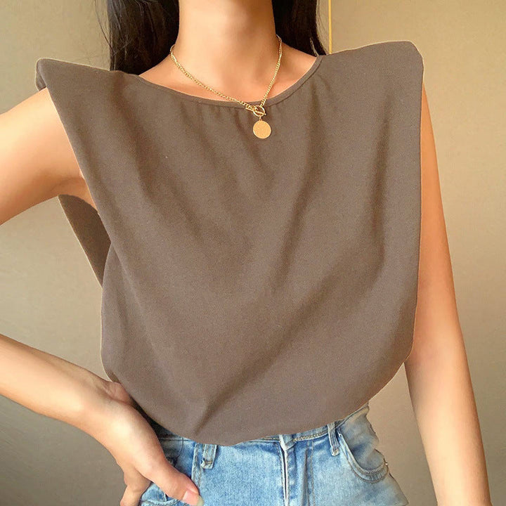 CALORA_ Dames T-shirt met Korte Mouwen en Ontspannen Pasvorm van Ademend Materiaal